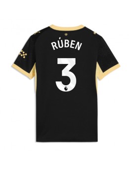 Ženski Nogometna dresi replika Manchester City Ruben Dias #3 Gostujoči 2026-27 Kratek rokav